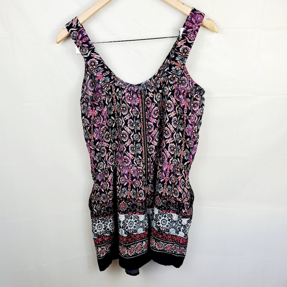 Xhilaration Floral Boho Romper Size Small - Picture 4 of 7
